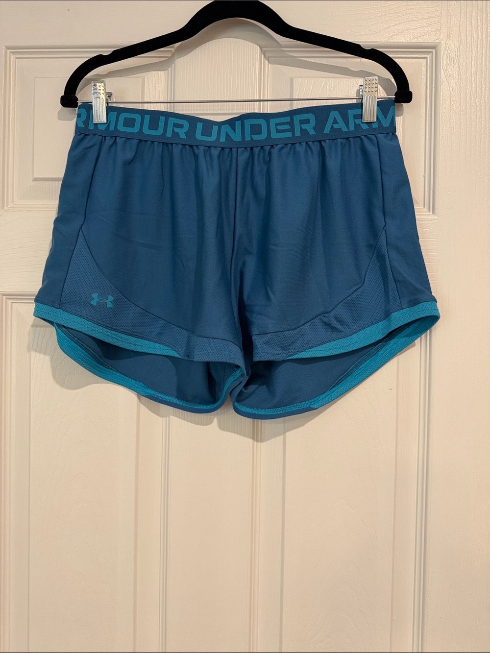 Under Armour Women's Teal and Aqua Athletic Shorts